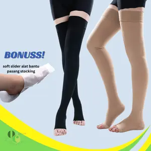 Kaos Kaki Kompresi Varises Sampai Paha Ujung Kaki Terbuka Pria Wanita