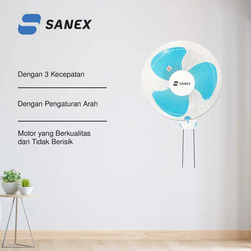 Wallfan Kipas Angin Dinding SANEX 16 inch 3