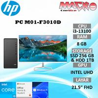 Gambar HP PC M01-F3010D i3-13100 8GB 256SSD & HDD 1TB WIN11+OHS - PC Only dari Macro OneStop Official Kota Administrasi Jakarta Pusat 1 Tokopedia