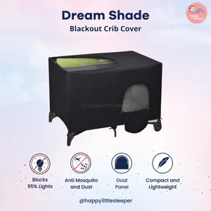 Dream Shade black out crib cover baby box ranjang bayi