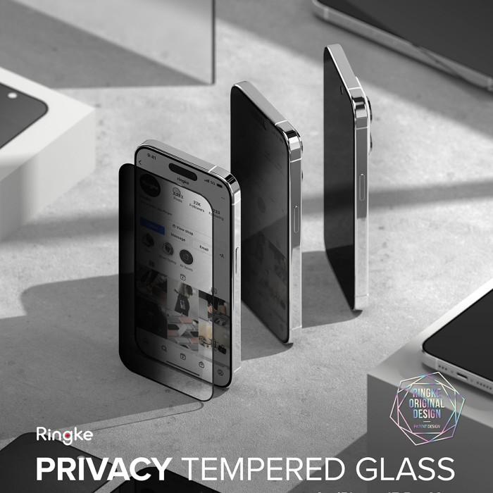 Ringke iPhone 15 Plus Screen Protector Tempered Glass - W Installation Jig G4as114