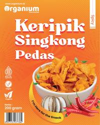 Gambar Organium Chips Cassava Tasty Keripik Singkong Pedas Keripik singkong balado - 200g dari Organium Kota Administrasi Jakarta Barat 3 Tokopedia