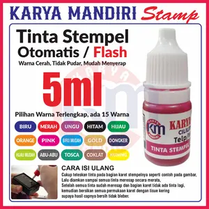 Tinta Raffil stempel Otomatis stempel flash