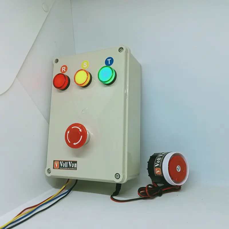 Alarm mati listrik 3 phase RST LED indikator 1
