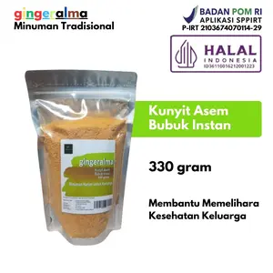 Kunyit Asem Bubuk Instan 330 gram Gingeralma