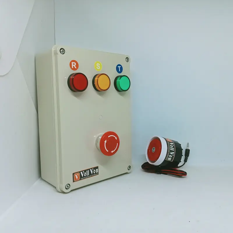 Alarm mati listrik 3 phase RST LED indikator 2