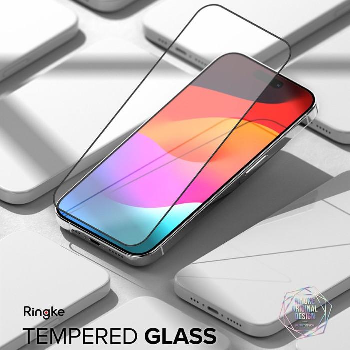 Ringke iPhone 15 Plus Screen Protector Tempered Glass - W Installation Jig G4as114