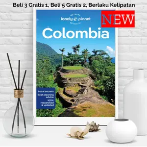 Lonely Planet Buku Traveling Kolombia NEWEST 50 Years Of Travel