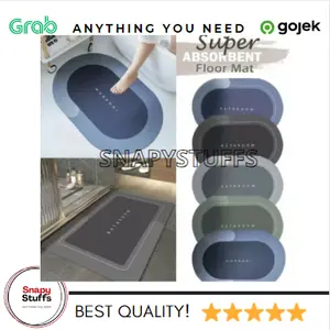 keset absorbent diatomite cepat serap air ORIGINAL