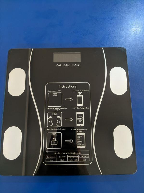 Timbangan Badan Digital Bluetooth Body Fat Monitor Analysis App 180KG 3