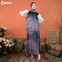Gambar Raya Series Setelan Rok Plisket Motif Sophia dari Chibiyow Kab. Bogor 2 Tokopedia