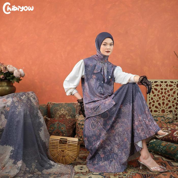 Gambar Raya Series Setelan Rok Plisket Motif Sophia dari Chibiyow Kab. Bogor Tokopedia