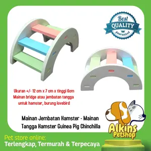 Mainan Jembatan Hamster - Mainan Tangga Hamster Guinea Pig Chinchilla