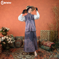 Gambar Raya Series Setelan Rok Plisket Motif Sophia dari Chibiyow Kab. Bogor 3 Tokopedia