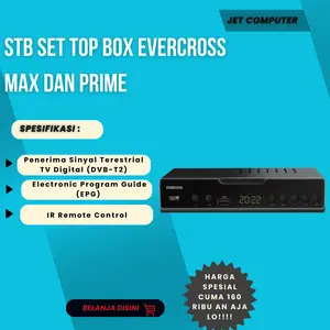 STB SET TOP BOX EVERCROSS MAX DAN PRIME