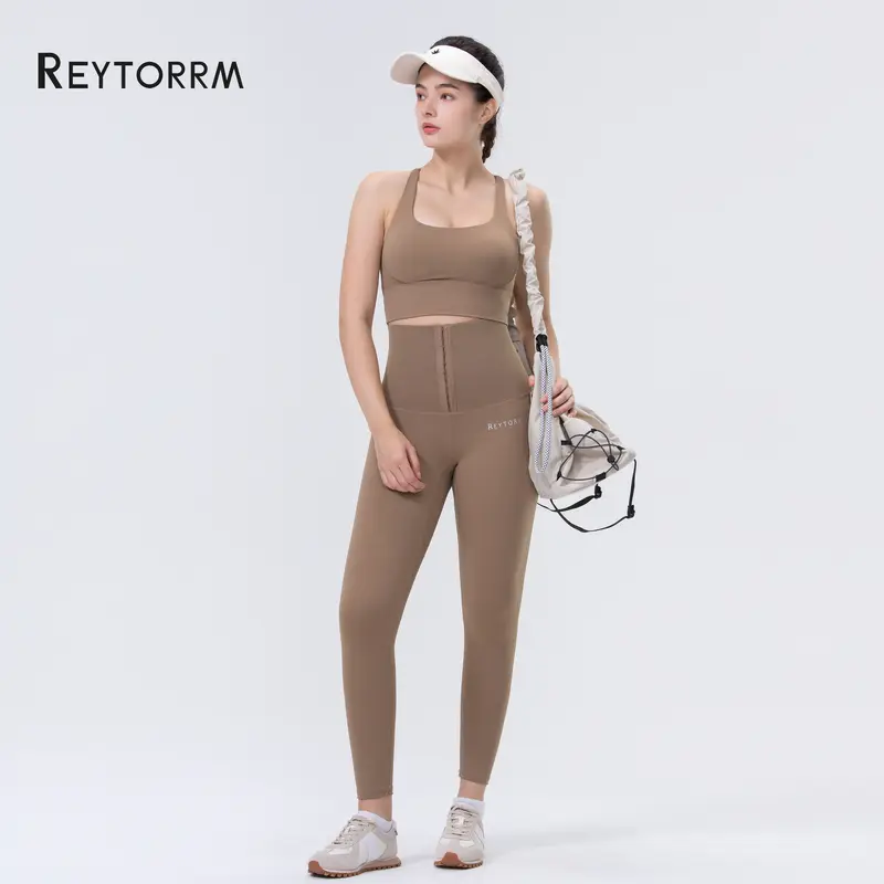 Reytorrm Yoga Legging Celana Olahraga Wanita High Waist Running sport Outdoor Pants 7