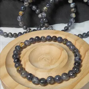 Gelang Iolite Cordierite Water Sapphire Natural 6,5 mm