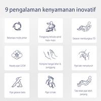 Gambar Bantal pijat multifungsi / Bantalan pijat Lebih nyaman / Model baru 2024 Bantalan pijat kaki full tertutup - Model mewah dari BENBO Kab. Tangerang 2 Tokopedia