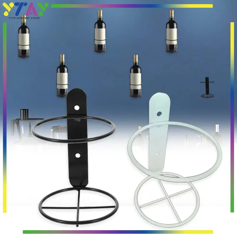 RAK WINE DINDING BOTOL stainless Bottle Wine Wall Holder