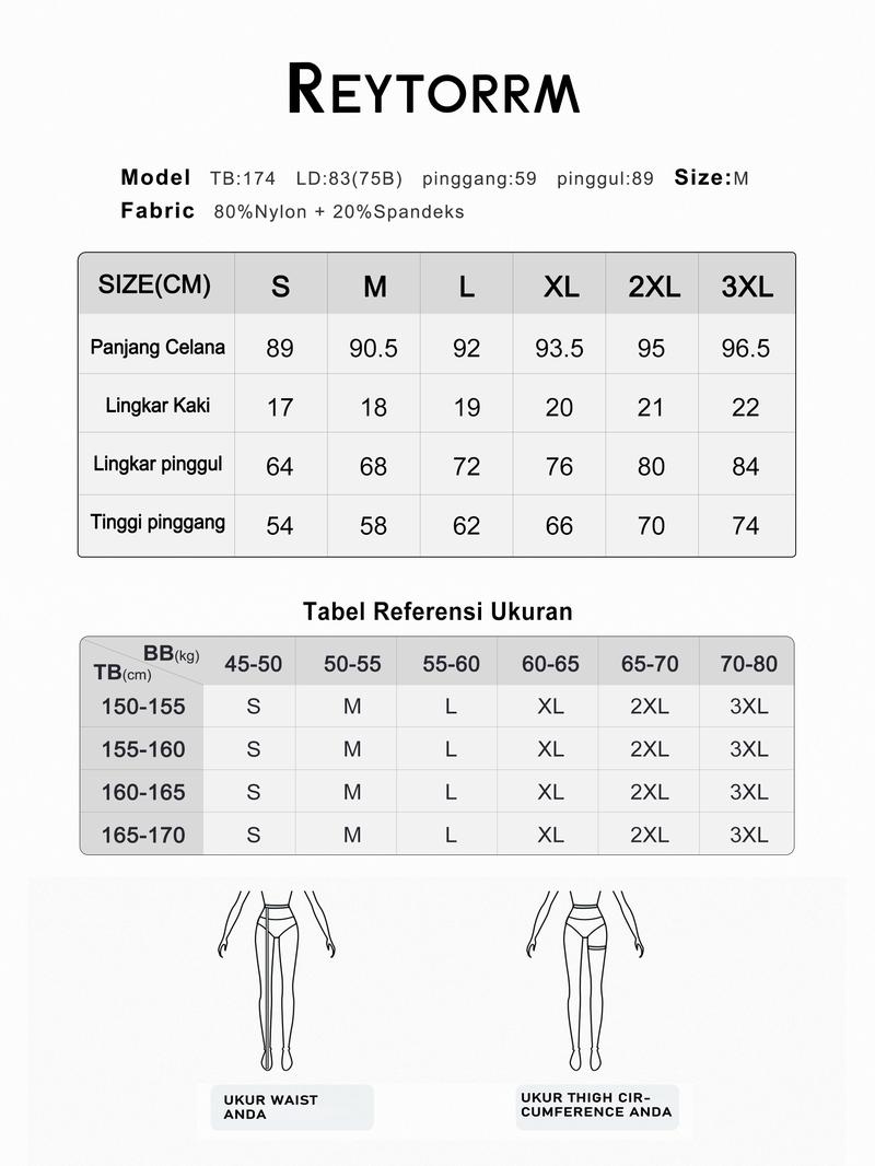Product Introduction of Reytorrm Yoga Legging Celana Olahraga Wanita High Waist Running sport Outdoor Pants 0
