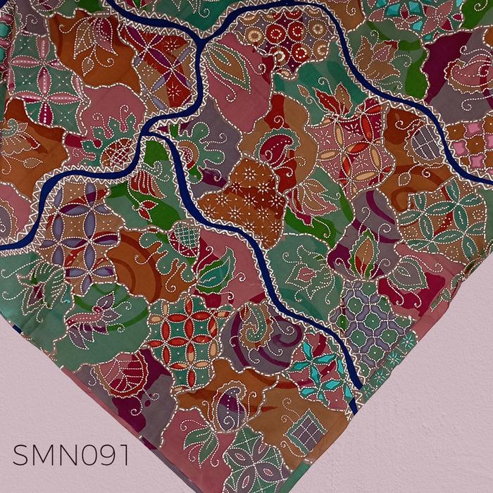 Gambar Kain Batik Tulis Mahkota Laweyan Super Maestro Abstrak 2 meter SMN091 dari Batik Mahkota Laweyan Kota Surakarta Tokopedia