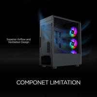 Gambar CASING XIGMATEK NYX AIR II - Mid Tower m-ATX Case Tempered Glass (Free 4x RGB Fan) dari Techno Computer Bali Kota Denpasar 4 Tokopedia