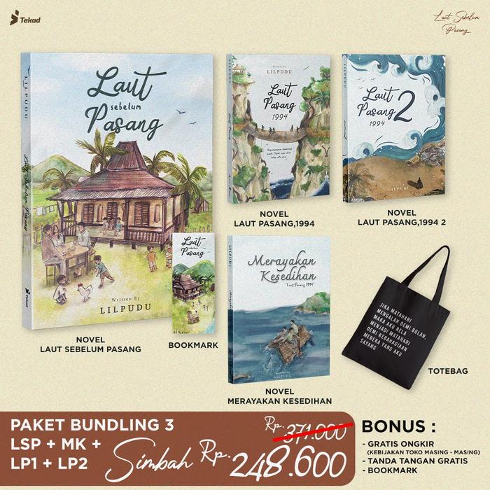 Gambar Pre Order - Buku Novel Laut Sebelum Pasang - Lilpudu - Tekad - Bumifiksi (17 April 2024 Jam 17.00 WIB) dari Bumi Fiksi Makassar Kota Makassar 3 Tokopedia