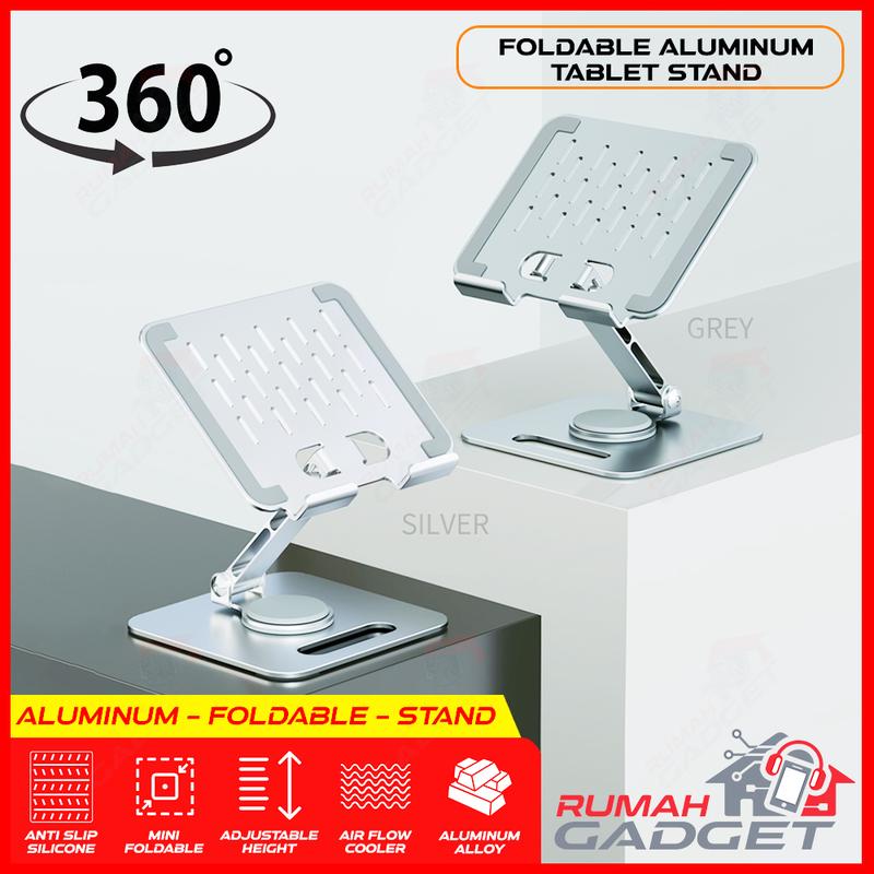 TABLET STAND HOLDER - 360 DERAJAT - ALUMINUM TABLET PHONE STAND HOLDER 0