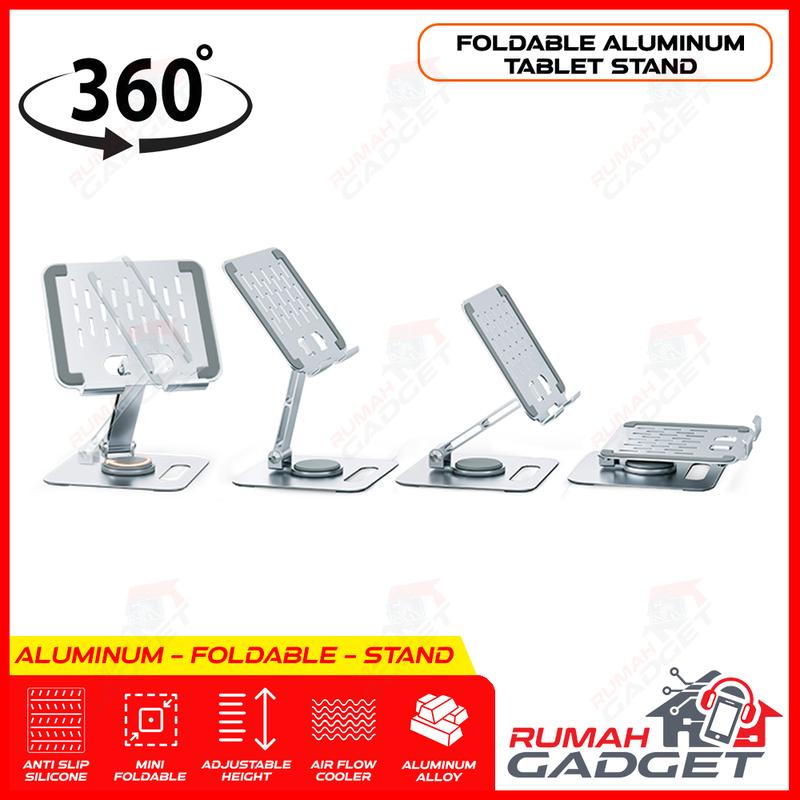 TABLET STAND HOLDER - 360 DERAJAT - ALUMINUM TABLET PHONE STAND HOLDER 4