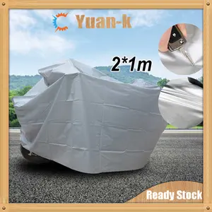200x100cm Cover Sarung Motor Pelindung Sepeda Sepeda Parasut  Anti Air