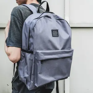 Tas Ransel Pria Murah Warna Abu - Tas Kuliah - Tas Backpack Kerja