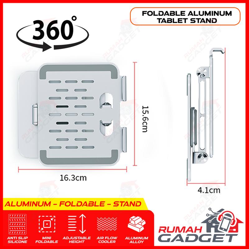 TABLET STAND HOLDER - 360 DERAJAT - ALUMINUM TABLET PHONE STAND HOLDER 2