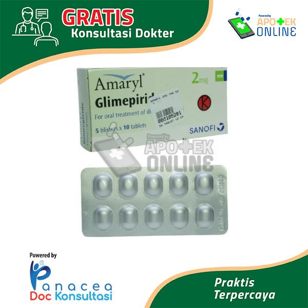 AMARYL 2 MG STRIP 10 TABLET
