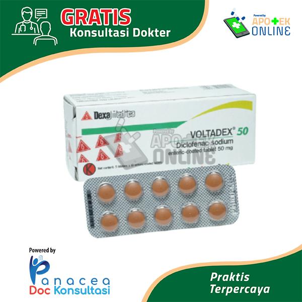 VOLTADEX 50 MG STRIP 10 TABLET