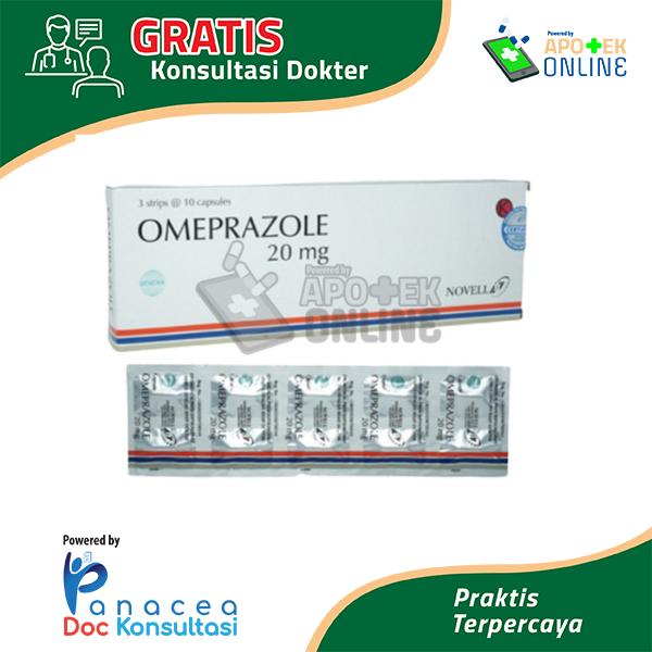 OMEPRAZOLE 20 MG NOVELL PHARMACEUTICAL STRIP 10 CAPSUL