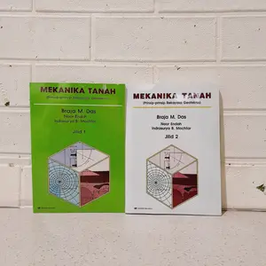 Paket 2 Buku Mekanika Tanah Jilid 1&2-Braja M. Das