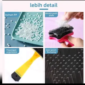 Sisir hewan anjing dan kucing untuk bulu rontok perawatan hewan