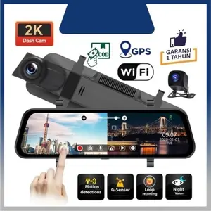 Toyota Innova Reborn Dashcam Mobil Camera Depan Belakang Layar Sentuh IPS Night Vision Dual Lens Perekaman Loop 24 jam