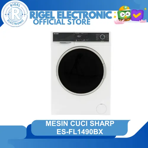 SHARP ES-FL1490BX MESIN CUCI FRONT LOADING 9 Kg