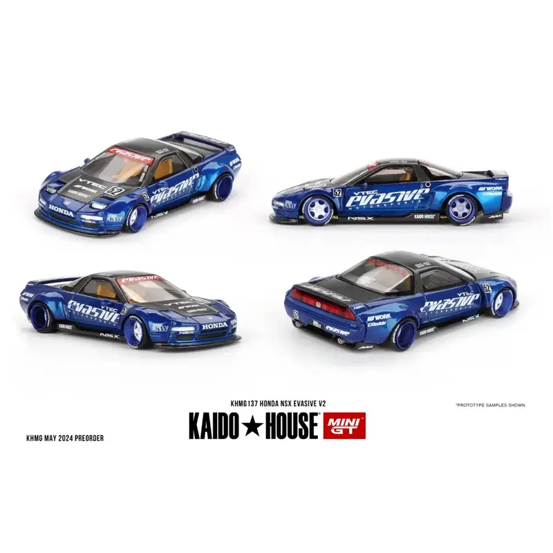 Mini GT Kaido House Honda NSX Evasive V2 Blue Metallic KHMG137