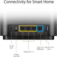Gambar ASUS ZenWiFi AX (XT8) AX6600 Whole Home Tri-band Mesh WiFi 6 System - 2 Pack Black dari Techno Computer Bali Kota Denpasar 3 Tokopedia