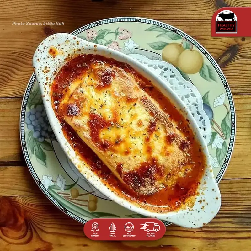 Beef Lasagna Meat and Sauce Little Itali Ready To Eat Healthy Wagyu 2