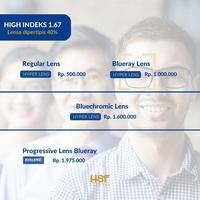 Gambar Regular SV Lens Indeks 1.67 dari HSF EYEWEAR Kota Administrasi Jakarta Pusat 3 Tokopedia