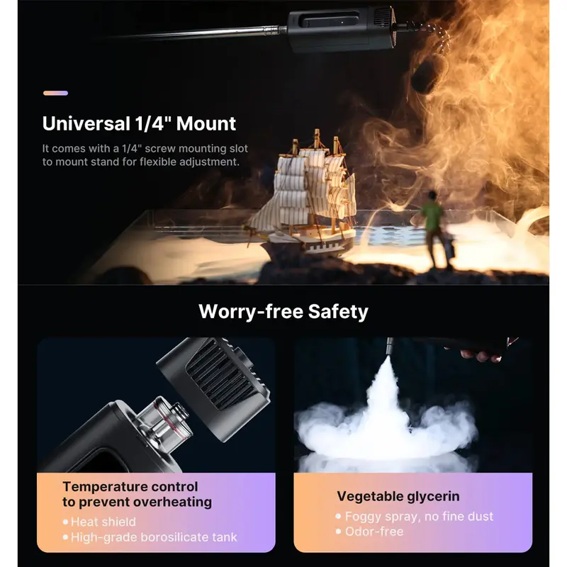 Ulanzi FM01 FILMOG Ace Portable Fog Machine 5