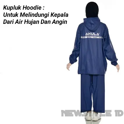 JAS HUJAN SETELAN DEWASA PRIA WANITA ANTI REMBES TERBAIK BY AKULA 6