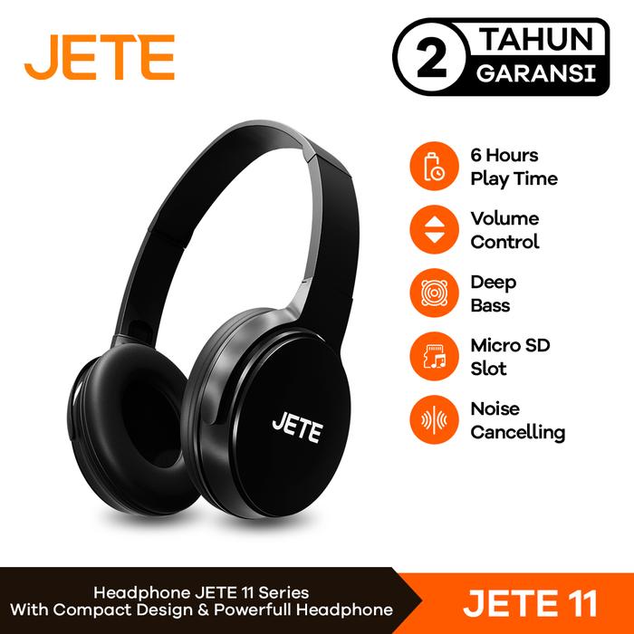 Gambar Headphone Bluetooth JETE 11 with Noise Cancelling - Garansi Resmi 1th dari Fenix Gadget Kota Administrasi Jakarta Pusat Tokopedia