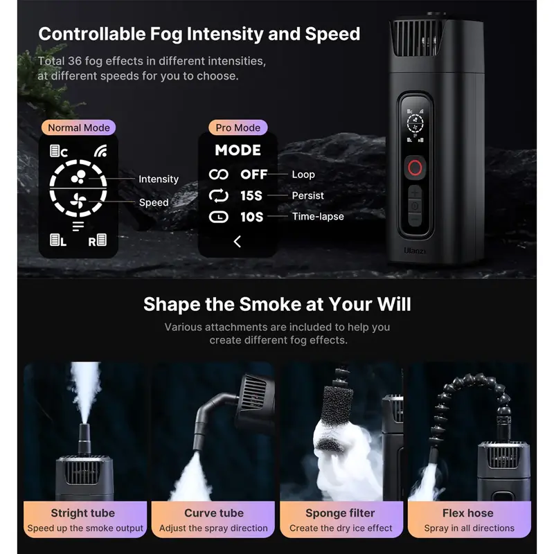 Ulanzi FM01 FILMOG Ace Portable Fog Machine 3