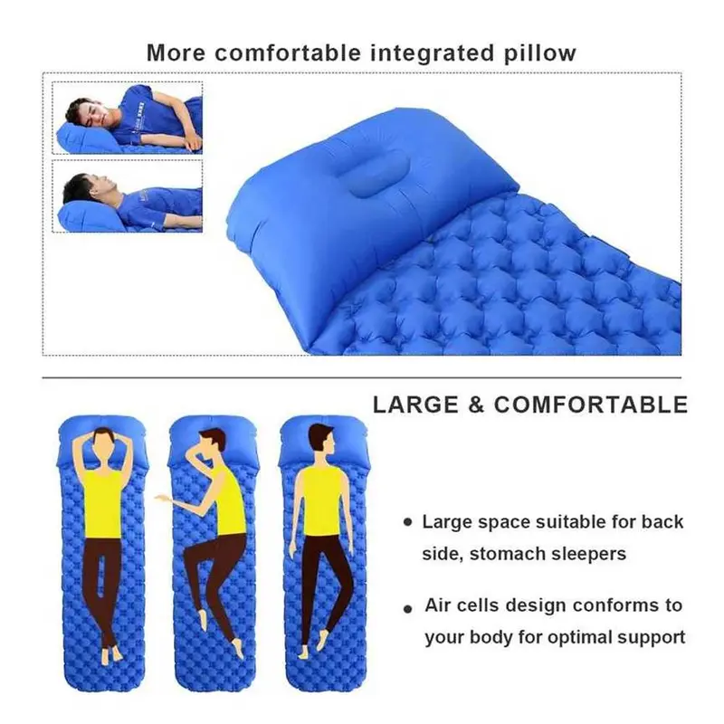 Matras Angin Camping Inflatable Mat Sleeping Pad Matras Tiup 3