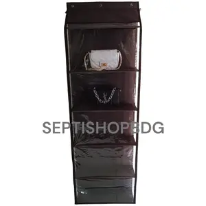 RAK TAS GANTUNG, RAK TAS GANTUNG 6KOLOM BIASA