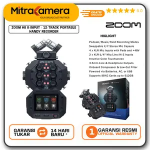 Zoom H8 8-Input - 12-Track Portable Handy Recorder